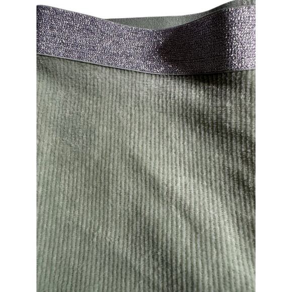 Epic Threads NWT 3T pull on mineral green ribbed velour leggings w/sparkle waist - Picture 8 of 13
